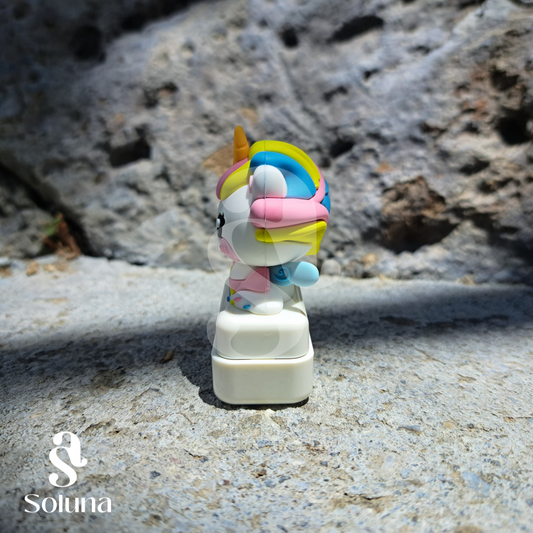 Sello unicornio kawaii