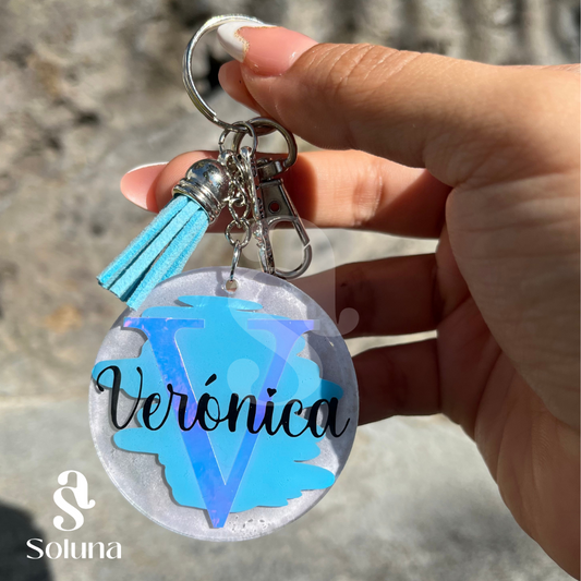 Llavero de acrílico personalizado