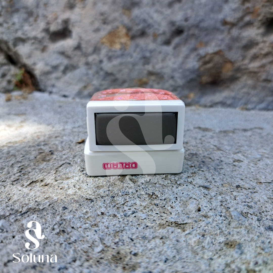 Sello estrellas rosas