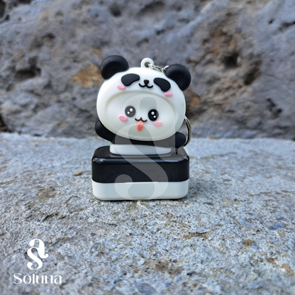 Sello panda kawaii