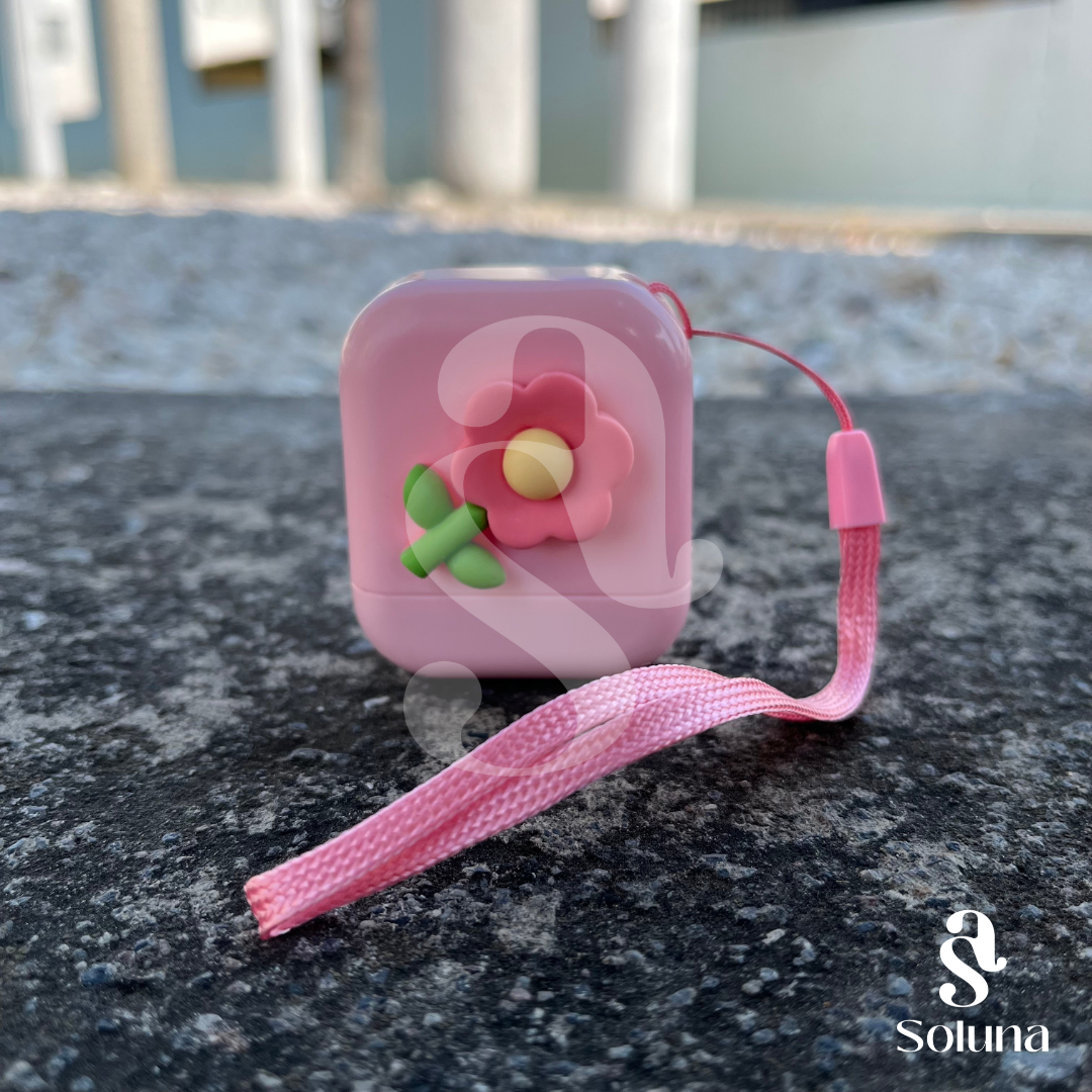 Sello flor rosa