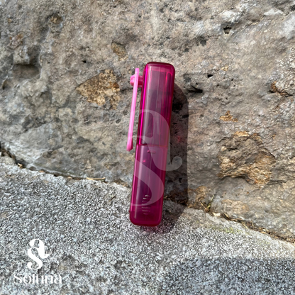 Sello clip rosa