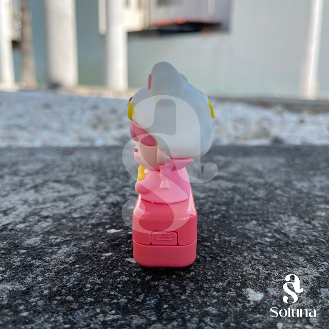 Sello muñequita rosa