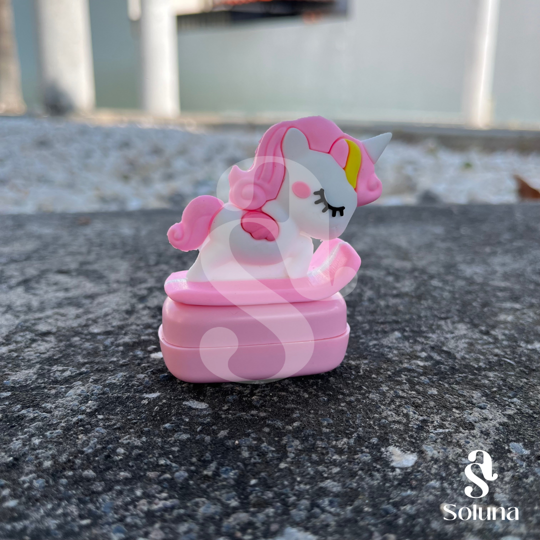 Sello unicornio rosa