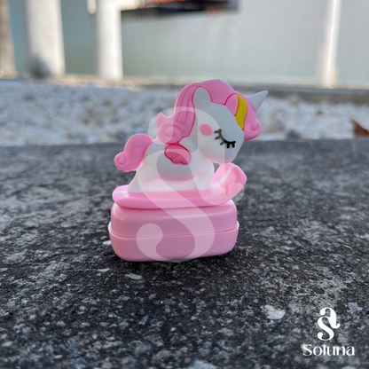 Sello unicornio rosa