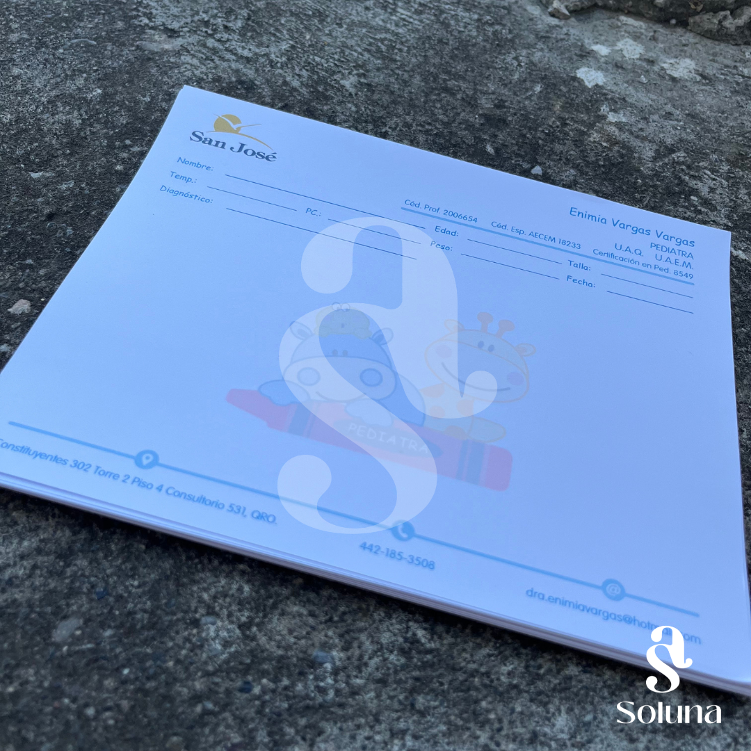 Recetarios Médicos (100 hojas c/copia)