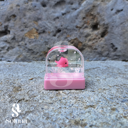 Sello ballena rosa