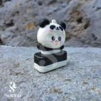 Sello panda kawaii