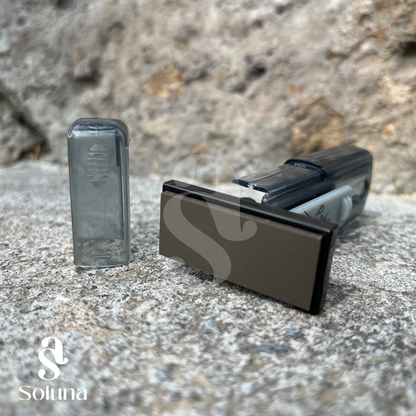 Sello clip negro