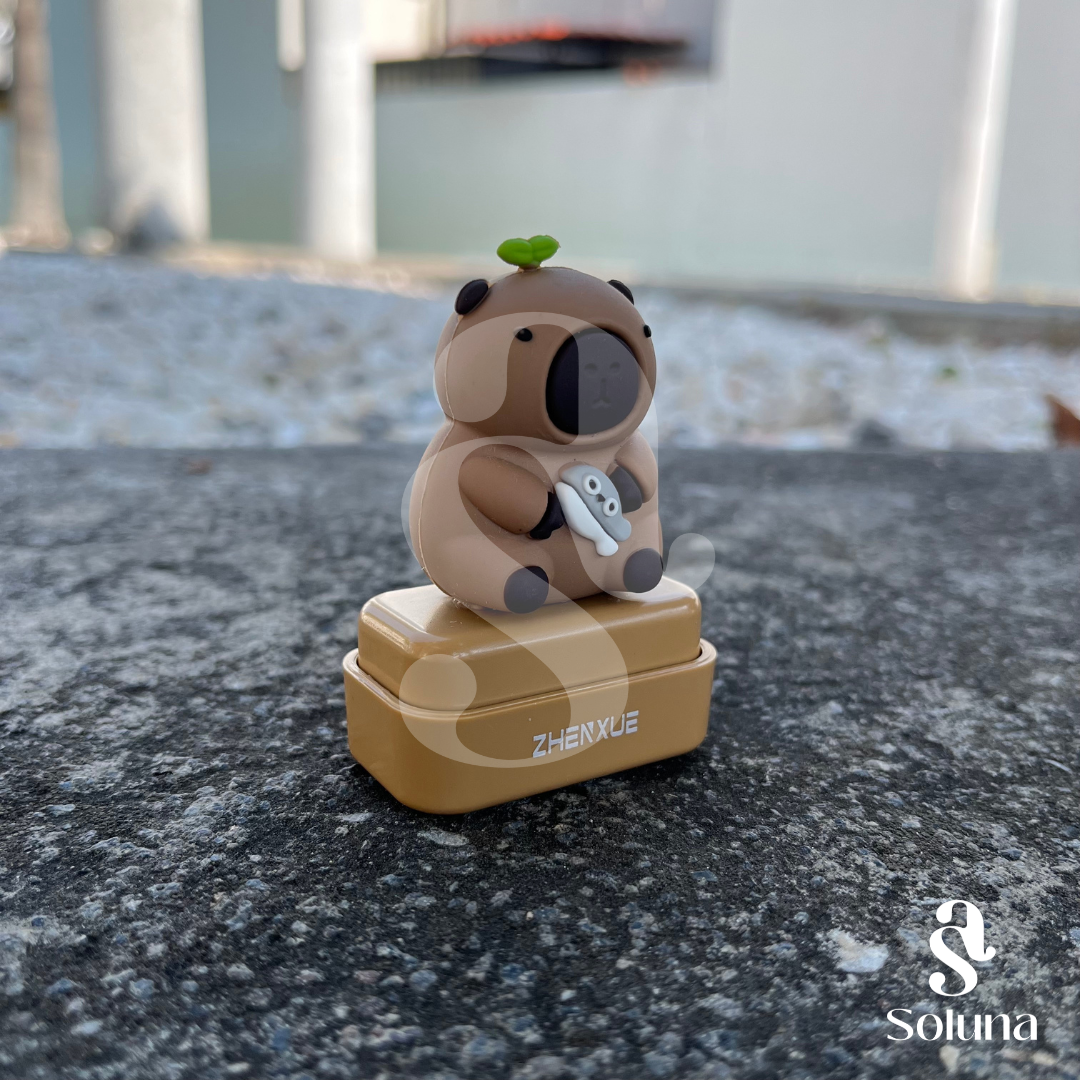 Sello Capibara kawaii