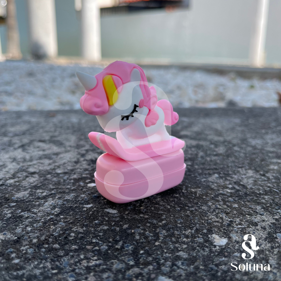 Sello unicornio rosa