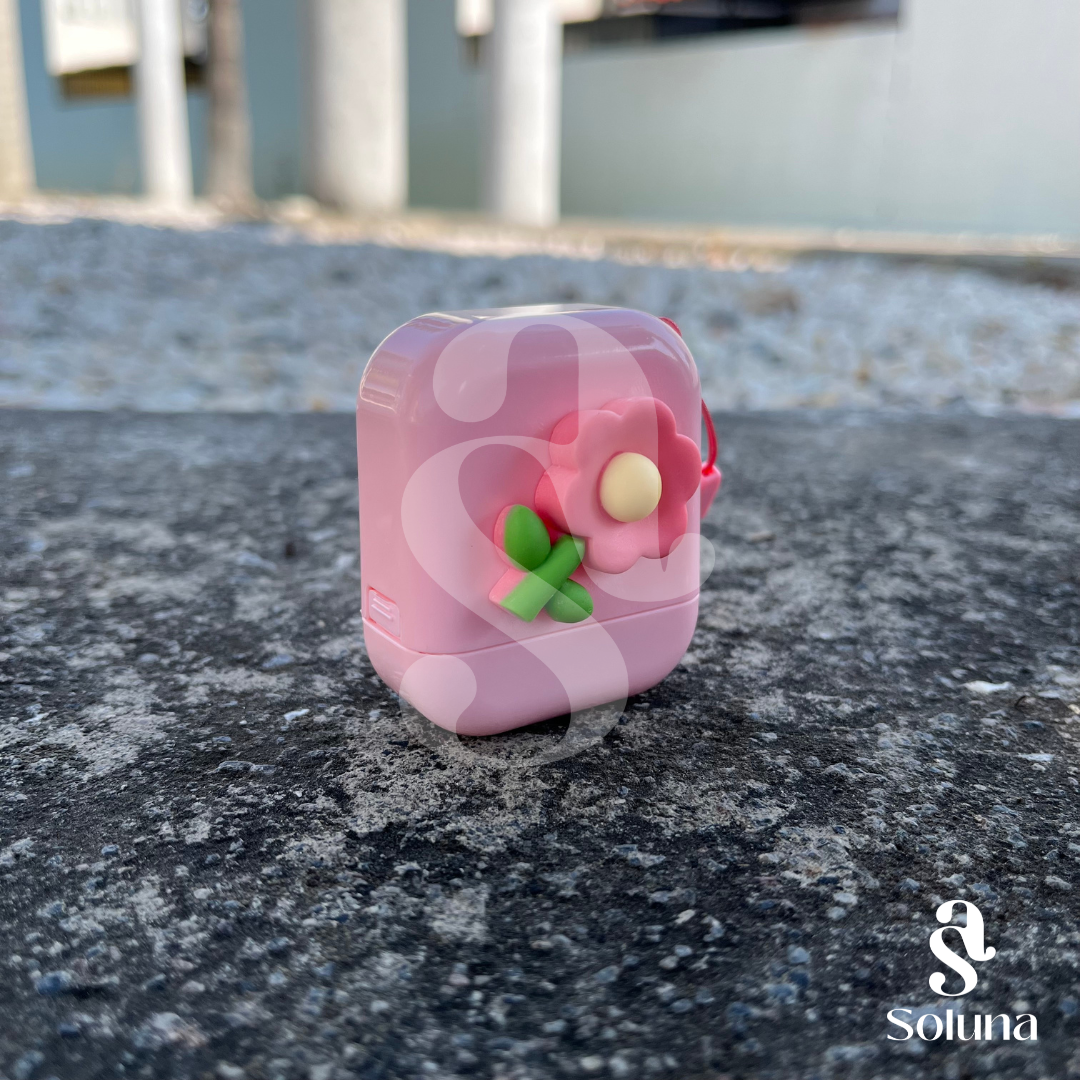 Sello flor rosa