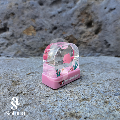 Sello ballena rosa