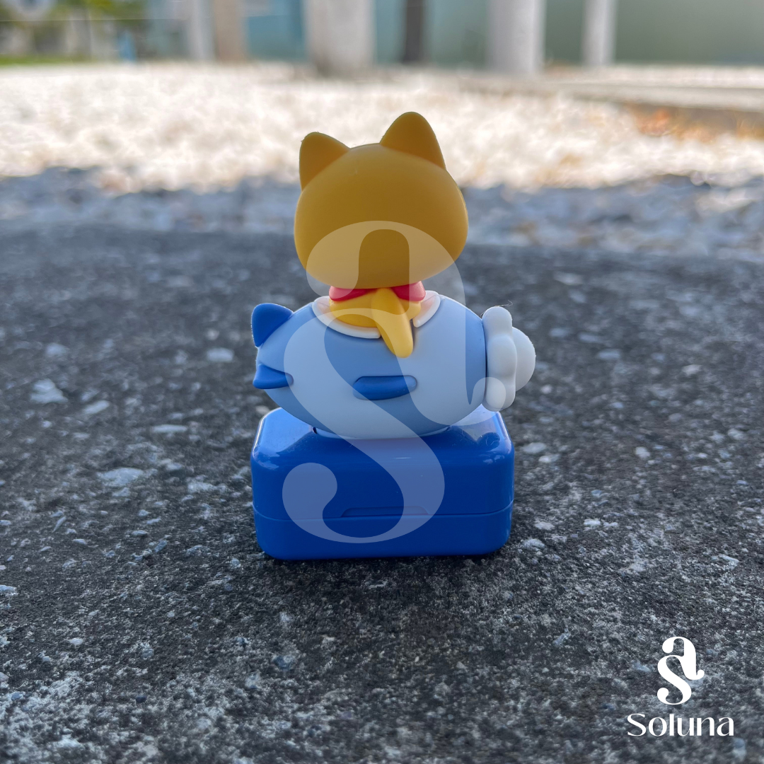 Sello perrito avión