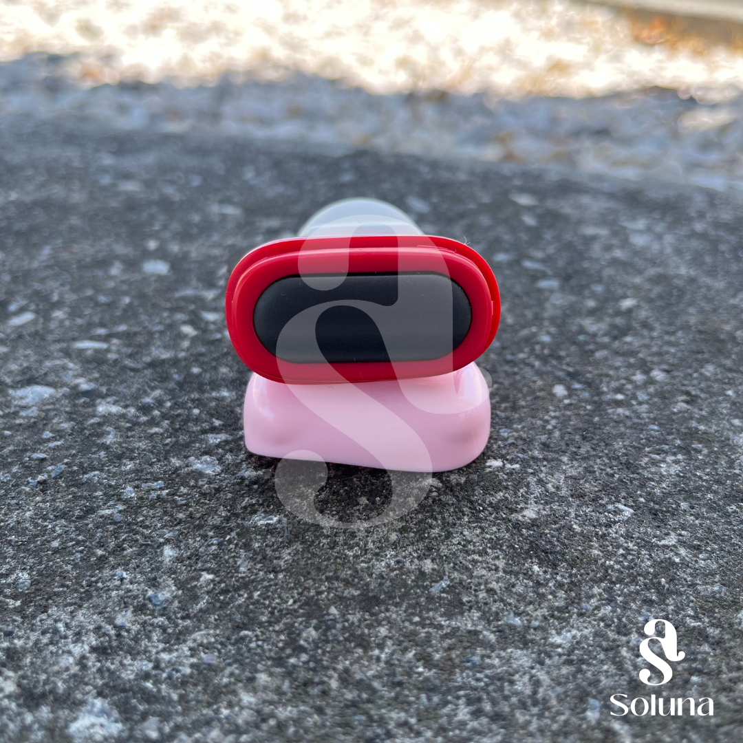 Sello astronauta rosa