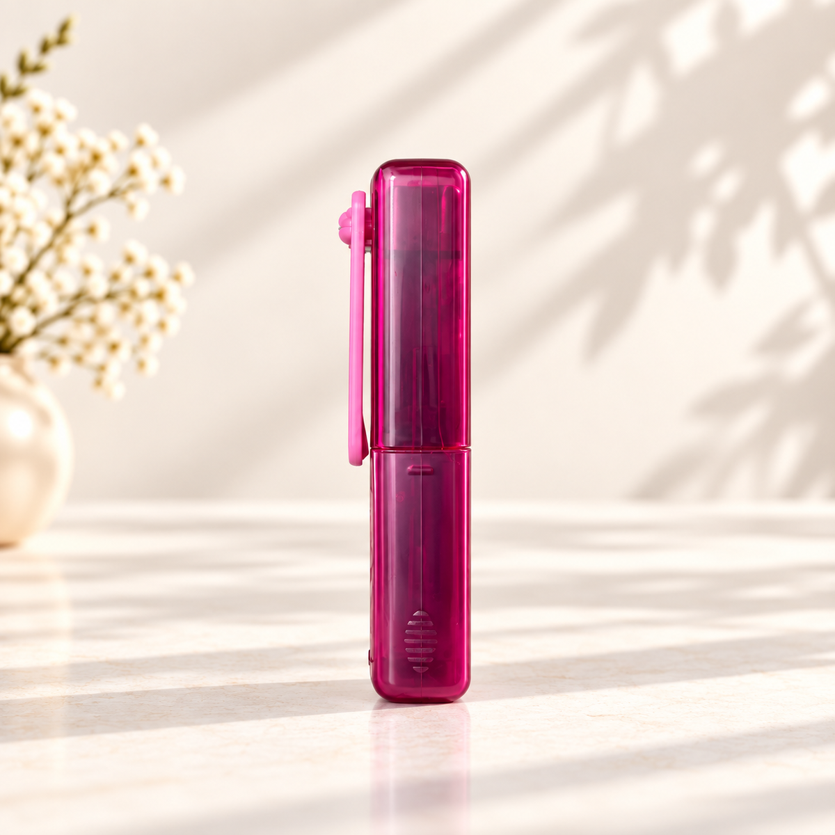 Sello clip rosa