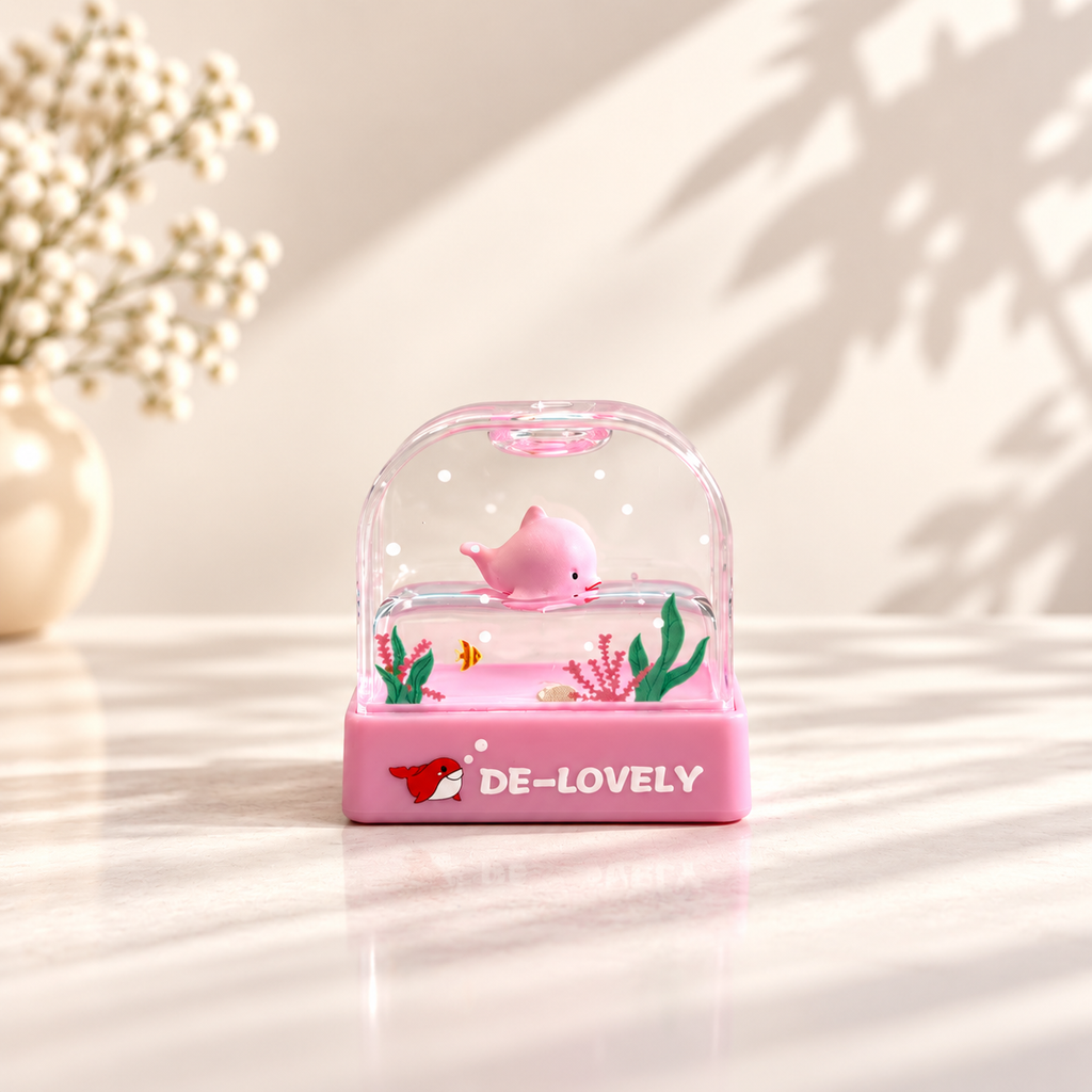 Sello ballena rosa