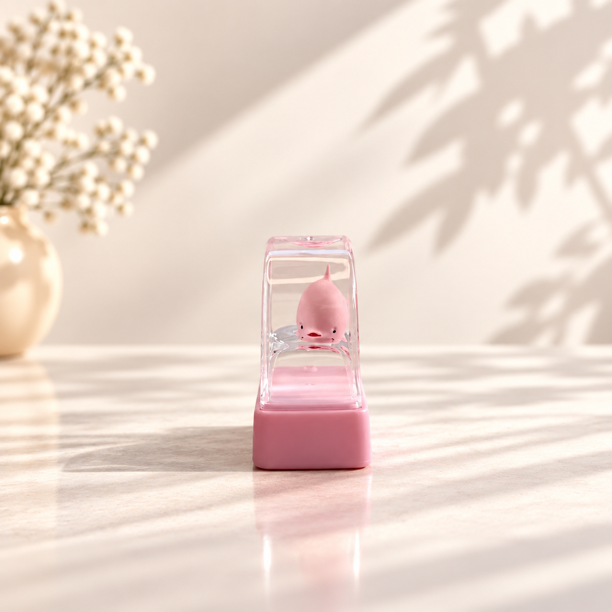 Sello ballena rosa