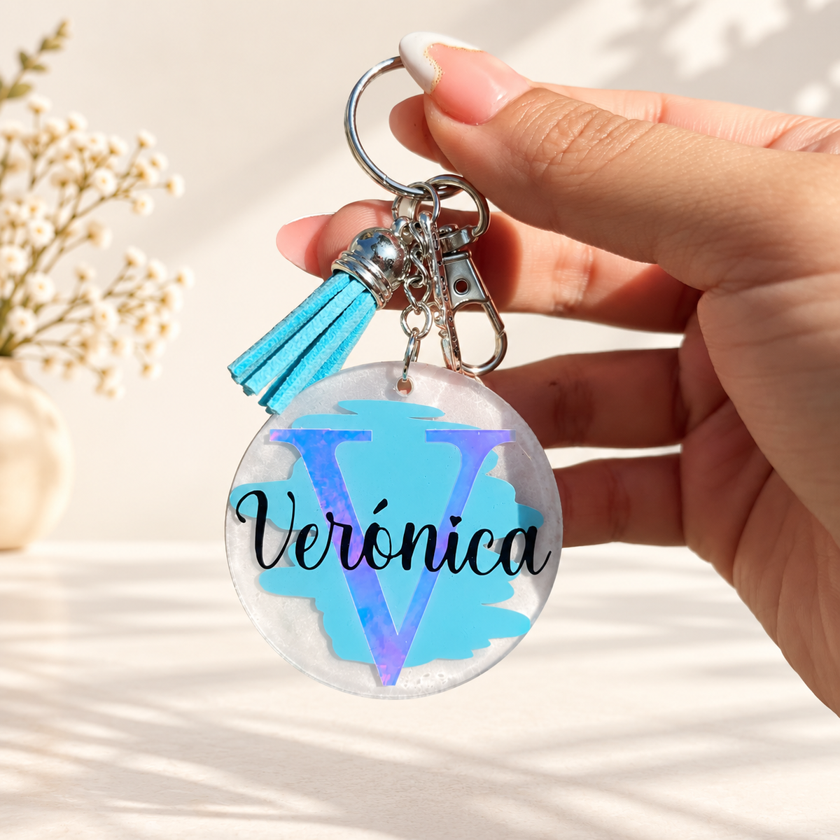 Llavero de acrílico personalizado