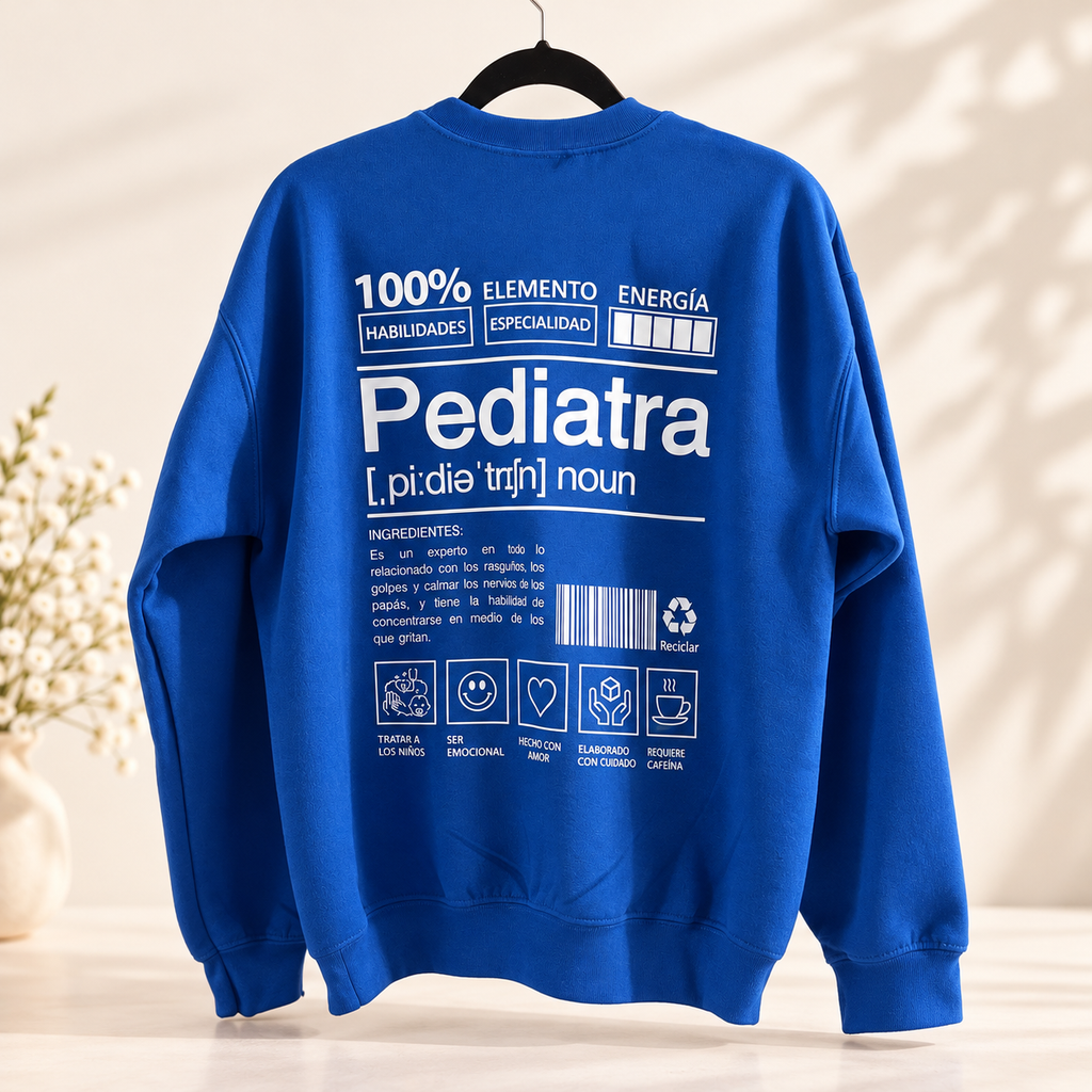 Sudadera cuello redondo