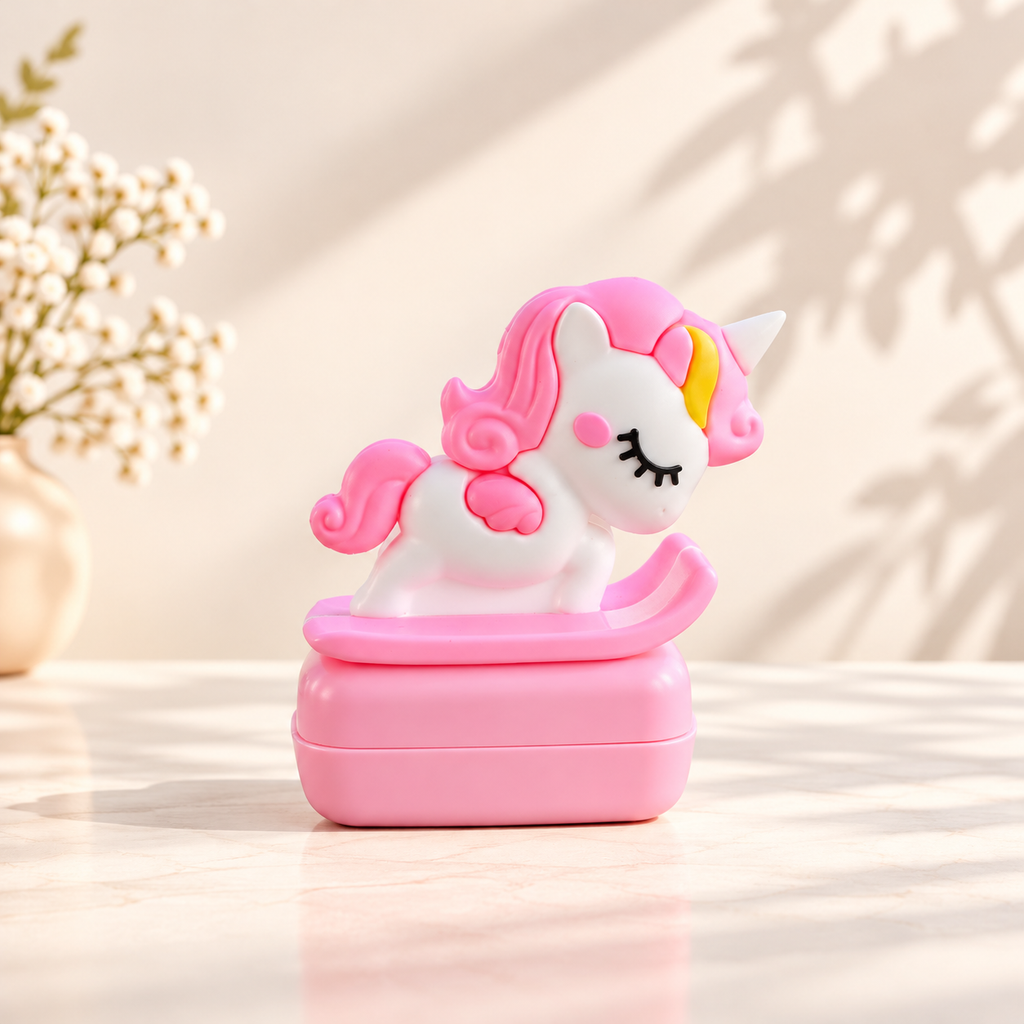 Sello unicornio rosa