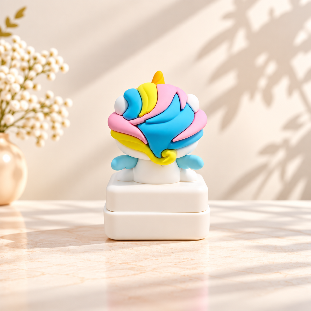 Sello unicornio kawaii