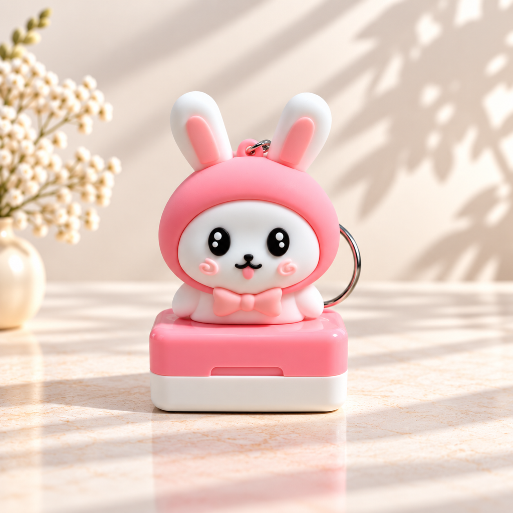 Sello conejo kawaii