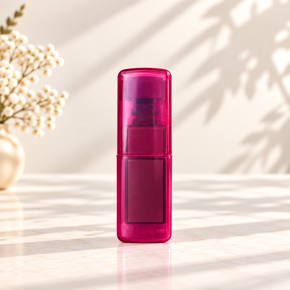 Sello clip rosa